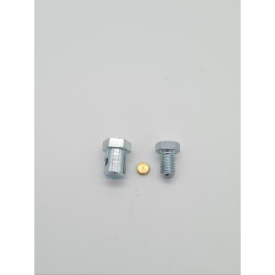         MORSETTO CAVO con pastiglia in OTTONE
     