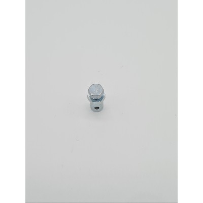 MORSETTO CAVO con pastiglia in OTTONE