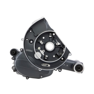 Carter Vespa Smallframe SIP EVO BLACK per Vespa 50-125 ET3 Primavera, PK50-125, per alberi motore corsa 51mm